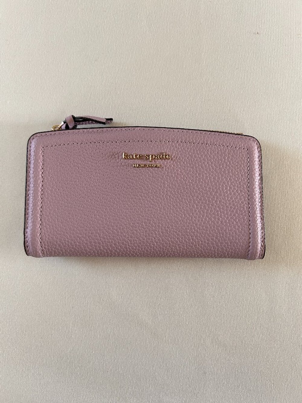 NWT kate spade Knott Zip Slim Wallet